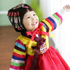 소문난집 여아용 예다솜 돌한복 색동한복 돌복 여아 한복