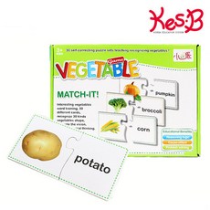 캐스B보드게임 매치잇퍼즐(택1) 1개, 채소