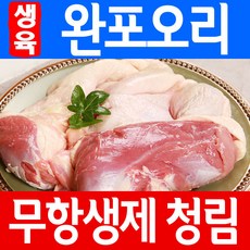 청림농원 무항생제 완포오리 뼈없는 오리, 1개, 완포22호