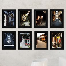 아트박스/꾸밈 iw287-일본거리여행_액자세트