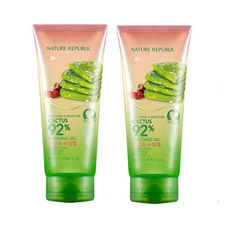 [NATURE REPUBLIC]수딩 앤 모이스처 천년초 92% 수딩 젤_2개, 1개, 250ml/250ml