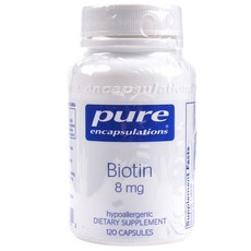 퓨어인캡슐레이션 바이오틴 8mg 캡슐, 1개, 120정