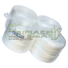유성바인다끈흰색(대) 폭 6cm-4개입 고추끈 고추재배 농작물 결속끝 사용끈 푹신한끈 묶는끈 노끈 일반포장끈 백색끈 흰색끈 농업용품, 1개, 화이트