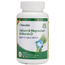 Nutrabio 칼슘&마그네슘&비타민D 300정, 1개