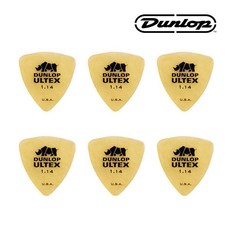 지엠뮤직_세트(6)던롭피크426R1.14 0ULTEX Triangle 1.14mm 울텍스 트라이앵글 Dunlop PICK (No.52세트), 단품