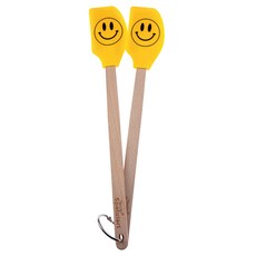 토볼로 스패츌러 스마일리 페이스, Yellow, 2개입
