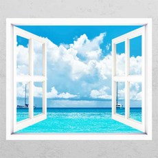 액자실사스티커