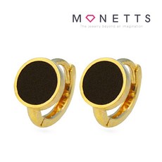 14k오닉스마름모귀걸이