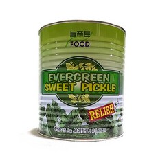 배동바지) 오이피클(렐뤼시(다진피클)늘푸른) 3kg 피클 홀 늘푸른 피클늘푸른, 1통