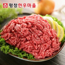 평창한우마을 한우 다짐육 500g, 1개