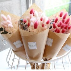 더봄 허니테일미니꽃다발 (4color)프리저브드, 스트로베리