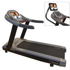  [개선스포츠] 클럽용 런닝머신 T80M/24인치 LCD 모니터 내장/헬스기구/운동기구/고정식런닝머신, 50KM~100KM 이내 