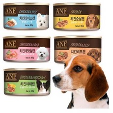 ANF 강아지간식 캔, 24개, 치킨비프캔