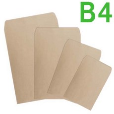 스쿨펀 A4-서류봉투(100매) 각대봉투, 100매, B4
