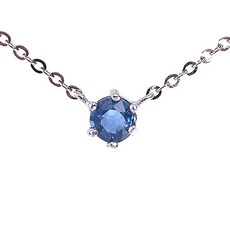 천연사파이어목걸이