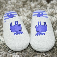 루돌프 사슴 슬리퍼 실내화, 보라색, 본제품구매