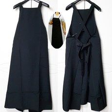 엠아이뷰티 메이크업 롱에이프런 앞치마 유니폼 미용실 미용재료 1개