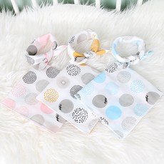 오아이비 신생아 빅도트 무형광 손수건 10매
