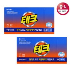 테크 시트세제 후레쉬브리즈, 36매, 2개