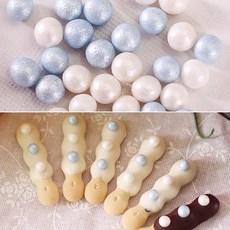 쿠킹스토리 스프링클 화이트블루 아라잔, 15g, 1개