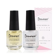 도나와 큐티클오일 큐티클리무버 세트, 1개, 15ml