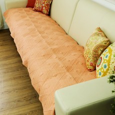 플로티나 향균가공 소파러그 70x 240cm, 오렌지