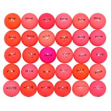 볼빅 칼라볼(핑크보라)A+급30알 골프 로스트볼, 핑크보라, 1개입, 30개