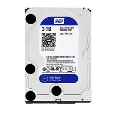 WD 3TB 블루 데스크탑 HDD 5400RPM SATA 6Gb 64MB, WD30EZRZ