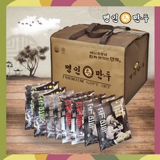 [명인만두] 선물세트 김치만두 440g X4봉 + 갈비만두 460gX4봉, 1개