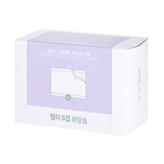 더페이스샵 데일리뷰티툴즈 멀티 5겹 화장솜 80매, 단일상품