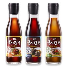 브라더스 샘표 국시장국 3종 각1개씩[양념장 쯔유 장국 모밀 고메] 리뷰후기