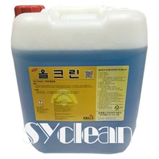 올크린18.75L 바닥청소용 왁스피막보호세정제 얼룩 오염 찌든때제거제, 1개, 18.75L