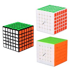 치이 QIYI 우후아 V2 6X6X6 초신속 스피드 큐브, 블랙