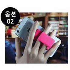 COA 스마트폰 스탠드형 거치대 링 반지 그립, 핫핑크, 1개