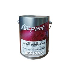 KCC 락카페인트 CL440 4L 유광 반광 무광 철재페인트 목재페인트, 백색(무.광), 1개