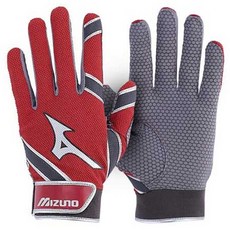 MIZUNO [330385] 유소년 MVP 배팅장갑 (적색), 적색