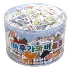 마루가와 껌(4가지맛) 72개입 (388.8g) 버블껌, 3개, 388.8g
