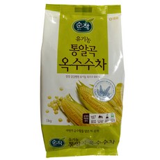 샘표 순작 유기농 통알곡 옥수수차 1000g 식품 > 커피/차 티/전통차 둥글레/옥수수/보리/결명자차, 1kg, 1개입, 1개