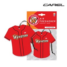 CAREL KBO 야구 유니폼 종이 방향제 - SK 와이번스 미드나잇 머스크 차량용방향제