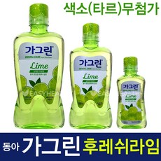 동아제약 가그린 후레쉬라임 가글액, 1개, 100ml