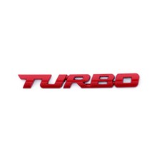 카포카 자동차 터보 엠블럼 스티커 TURBO 뱃지, 터보 Small레드, 1개