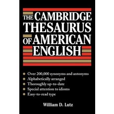 The Cambridge Thesaurus of American English Hardcover, Cambridge University Press