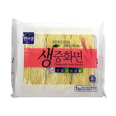 면사랑 생중화면 6인분 1kg 10개 중화면 생중화면 (냉동) 중화면, 단일 수량
