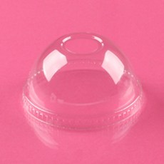 아이스컵 뚜껑 92파이 돔형 100개, 1개