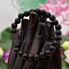 만자몰 NHS-09벽조목 소원성취 12 불교염주팔찌 불교용품