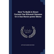 How to Build a Direct Current One Kilowatt Dynamo or a One Horse-Power Motor Paperback, Sagwan Press