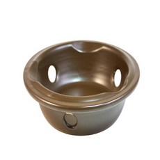 내열 도자기 티워머 / 도자기워머 내열주전자 전골냄비 내열워머 집들이선물 단체선물 불에 직화 가능, 갈색, 1개