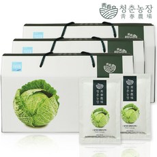 청춘농장 양배추즙 3박스 90포, 2.7L, 3개