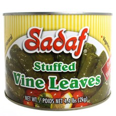Sadaf 스터프드 바인 잎 통조림, 2kg, 1개