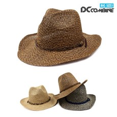 BIG_보카지사카우보이(큰모자/빅사이즈모자/중절모/페도라/밀짚모자/밀집모자/물놀이모자/여행모자남자모자/남성모자/남자큰모자/빅사이즈/여자큰모자/여성큰모자/여름모자/망사모자)